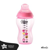 Bình sữa Tommee Tippee PP 340ml 1 bình Hồng - Closer to Nature LazadaMall