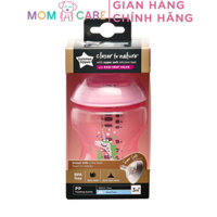 Bình sữa ty siêu mềm tự nhiên Tommee Tippee Closer to Nature 260ml, núm ty đi kèm 3-6 tháng - Hồng