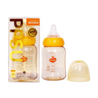 Bình sữa Wesser cổ hẹp 60ml - 140ml - 250ml nhựa PPSU