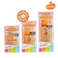 Bình sữa WESSER cổ hẹp cao cấp 60ml/140ml/240ml