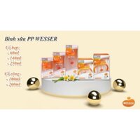 Bình sữa wesser cổ hẹp PPSU 140ml