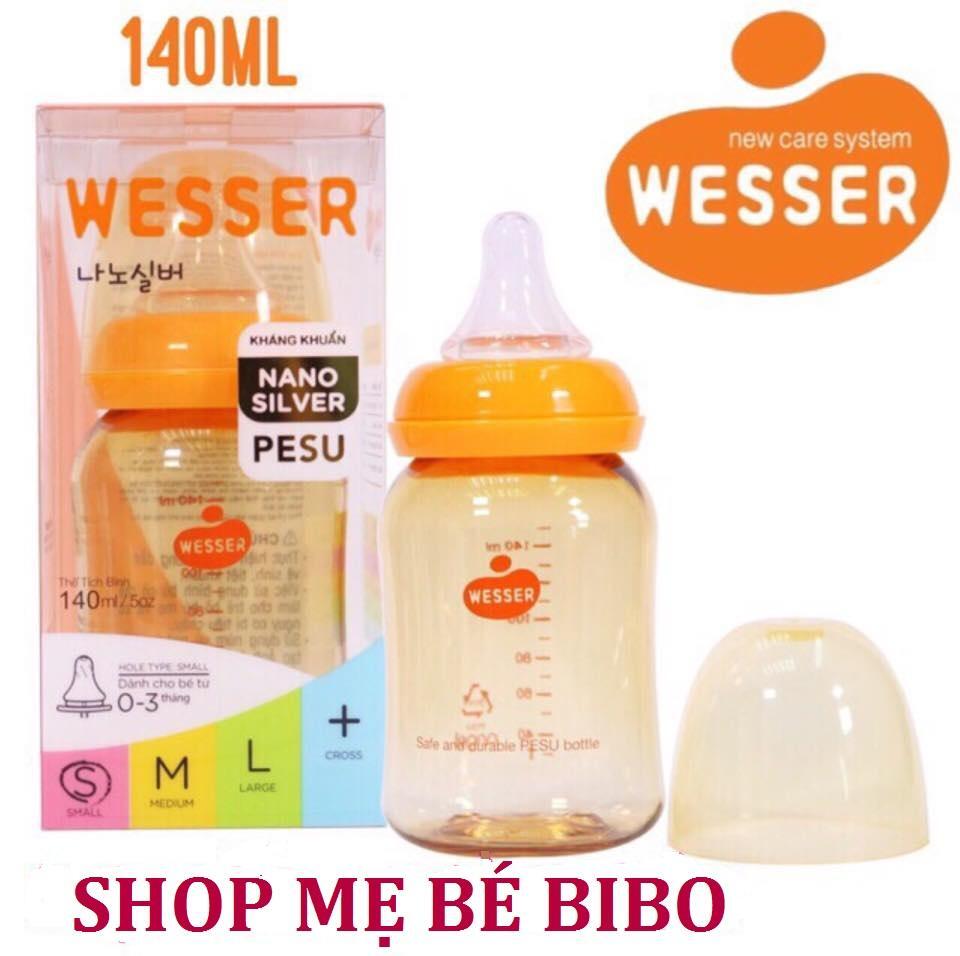 Bình sữa Wesser Pesu 140ml