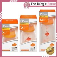 Bình sữa WESSER PP Bottle (Kèm núm vú  ) cao cấp cổ hẹp 60ML-140ML-240ML