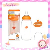 Bình sữa Wesser PP cổ hẹp 250ML