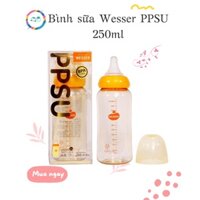 Bình sữa Wesser PPSU Bình Sữa Trẻ Em Dung Tích 60ML/140ML/250ML