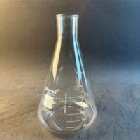 Bình Tam Giác Miệng Rộng (BIOHALL- Germany) Chia Vạch 2000ml - LABHN