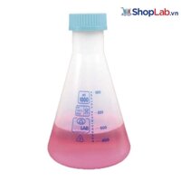 Bình tam giác nhựa trắng có nắp vặn 500ml, GL 52 028.03.500 Isolab