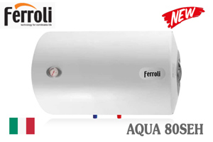 Bình nóng lạnh gián tiếp Ferroli Aqua store - 80 lít, ngang