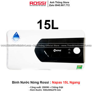 Bình nóng lạnh Rossi NAPAS RNS-15SL 15L