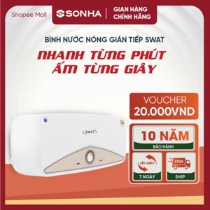 Bình nóng lạnh Sơn Hà SWAT Vuông 30L