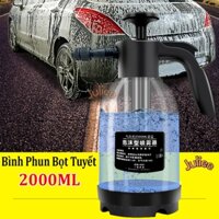 Bình Tạo Bọt Tuyết Rửa Xe 2000ML Kèm 2 Đầu Phun Tiện Lợi - Bình Bọt Tuyết Cầm Rửa Xe Ô Tô Và Xe Máy, Bình Xịt Tưới Cây