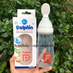 Bình tập ăn Dolphin 200ml