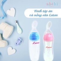 Bình tập ăn và uống sữa cho bé Latan, chất liệu silicone cao cấp, an toàn cho sức khỏe, chính hãng Hàn Quốc