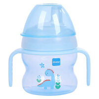 Bình tập uống chống tràn MAM Starter Cup 150ml màu xanh