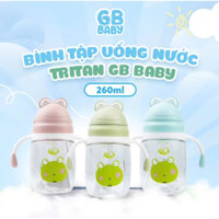 Bình tập uống nước cho bé GB Baby 260ml chất liệu Tritan Cao Cấp