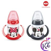 Bình tập uống nước NUK Mickey/Minnie nhựa PP 150ml đầu mút có tay cầm cho bé tập uống - NU12926 (2 màu)