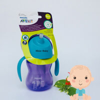 Bình tập uống nước Philips Avent có ống hút chống sặc và đầy hơi 200ml cho bé từ 9 tháng - 1 Đổi 1 Nếu Lỗi NSX