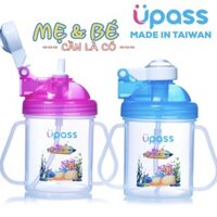 BÌNH TẬP UỐNG ỐNG HÚT CHO BÉ 200ML UPASS