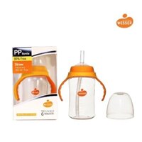 BÌNH TẬP UỐNG ỐNG HÚT WESSER 260ML NHỰA PP FREE BPA