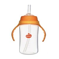 Bình tập uống Wesser 260 ml - Màu cam (từ 6 tháng)