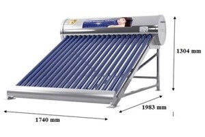 Bình nóng lạnh thái dương năng Sơn Hà Gold 200L (phi 58)