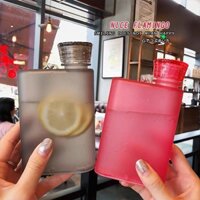 Bình Thể Thao Ngoài Trời Đơn Giản Cốc Phẳng Nam Nữ Mờ Di Động Tiện Dụng Cốc A5 Nồi Rượu Giấy Bỏ Túi Cốc Nước / Bình