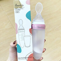 Bình thìa Emma Kids - Lion Baby, bình thìa silicon ăn dặm cho bé