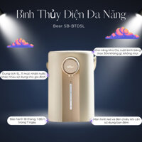 Bình Thủy Điện Bear SB-BTD5L Đun Sôi Nhanh Giữ Nhiệt Chuẩn 11 Mức Nhiệt Có Chế Độ Khử Clo An Toàn