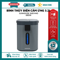 Bình thủy điện cảm ứng 3.2L SUNHOUSE SHD1440, ruột inox 304, 11 mức điều chỉnh, tự động khử Clo khi đun sôi