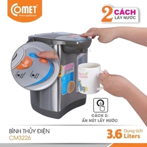 Bình thủy điện Comet CM3226 - 3.6 lít