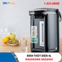 Bình thủy điện inox 304 NAGAKAWA NAG0404 4 lit - Hàng chính hãng