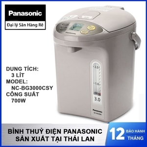 Bình thủy điện Panasonic BG3000CSY - 3L