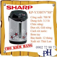 Bình thủy điện Sharp KP-Y33BTV"SS" 700W 3.3L (Bạc)