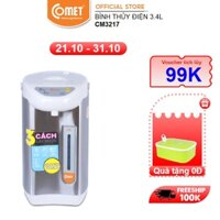 Bình thủy điện thép không gỉ 3.4L Comet CM3217