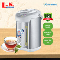 Bình thủy điện thông minh 4,6 Lít Asanzo HP-4215 Công Suất 800W, Sang Trọng- Gia Dụng Linh Nhi