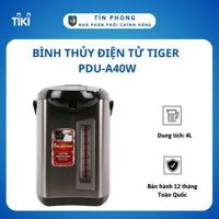 Bình Thủy Điện Tử Tiger PDU-A40W - 4L - Hàng Chính Hãng