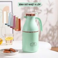 Bình Thủy Mini 1L3 - Ấm Nước Giữ Nhiệt - Phích Ủ Nước Mini 1300ml Nhỏ Gọn Tiện Lợi Giữ Nhiệt 24h