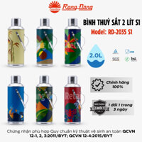 Bình thuỷ Rạng Đông 2 lít 2035 S1, phích đựng nước 2l ruột thuỷ tinh giữ nóng lâu