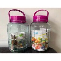 bình thủy tinh 10 lít dầy, không van, ngâm rượu an toàn giá rẻ