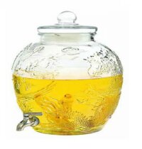 Bình thủy tinh 10 lít rồng phụng