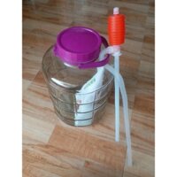 Bình thủy tinh 10l tặng kèm vòi hút