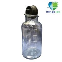 Bình thủy tinh 2,5 Lít - Bình đựng dịch cho máy hút dịch 2 bình các loại