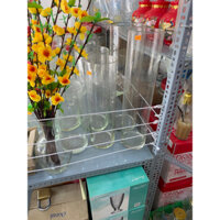 bình thuỷ tinh cắm hoa, bình hoa dk 12cm cao 25cm
