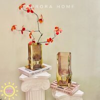 Bình thuỷ tinh cắm hoa trụ cao cấp Artemis | Aurora Home