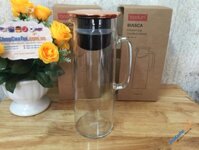 Bình thủy tinh cao cấp Bodum 1,2L có lọc trà - Made in Portugal (Bồ đào Nha) đẹp mê ly luôn.