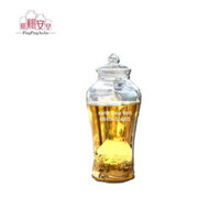 Bình thủy tinh chân mây ngâm sâm dung tích 10l