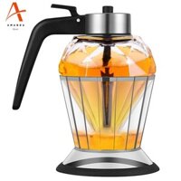 Bình thủy tinh đựng dầu ô liu, Bình đựng mật ong, Chai đóng đinh thủy tinh cho nhà bếp, Nồi dầu chống rách có chân đế