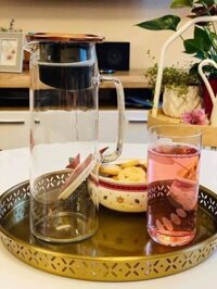 Bình thuỷ tinh đựng nước 1.2L có bộ lọc Biasca Bodum 11575-18s – Made in Portugal