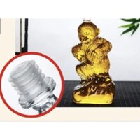 Bình thủy tinh hình Khỉ - Mỹ Hầu Vương 1000ml - Bình thủy tinh phong thủy 12 con giáp