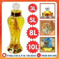 Bình Thủy Tinh Ngâm Rượu 3L 5L 8L 10L Có Vòi/Không Vòi. Bình Ngâm Sâm 3 Lít Phú Hòa, Bình Đựng Rượu Đẹp, Giá Rẻ